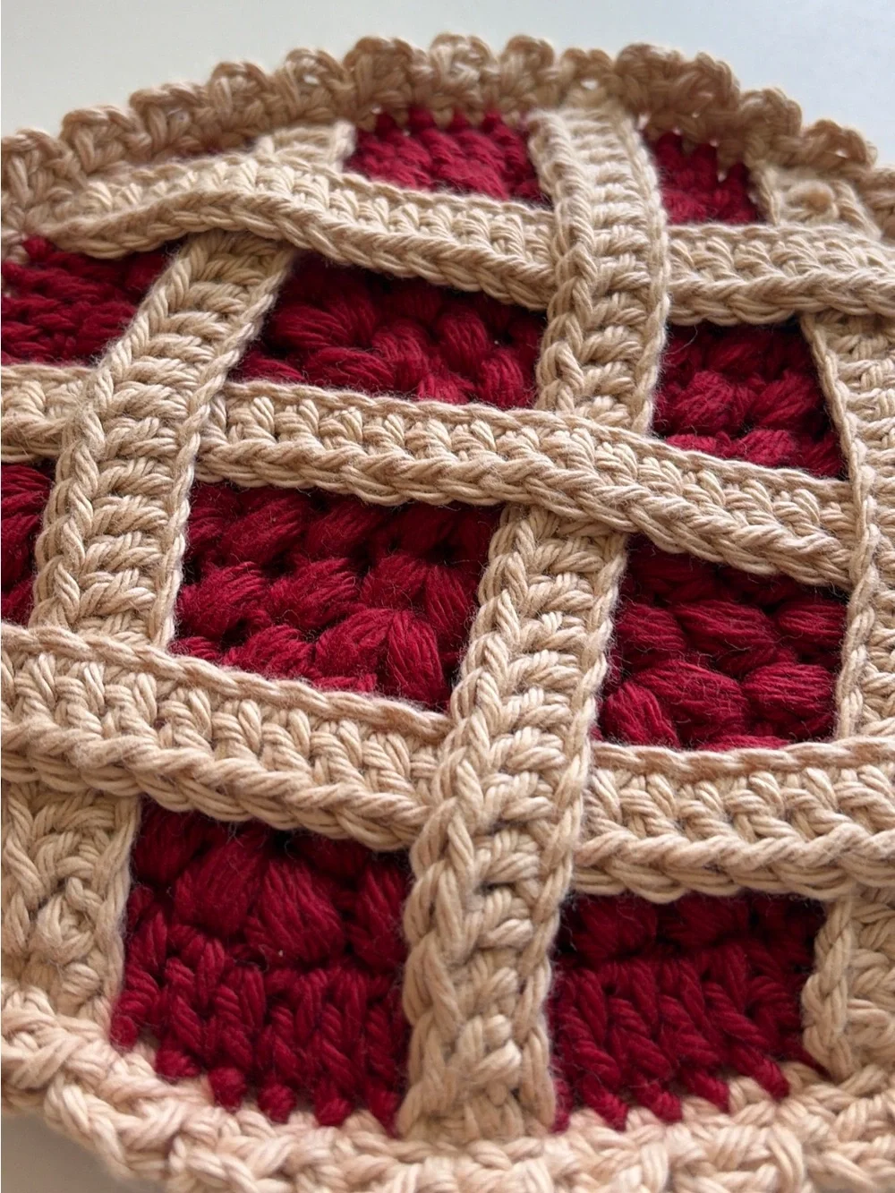 Cherry pie hot pad